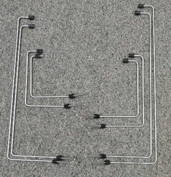 EN-4036-BBC ENDERLE   STAINLESS PORT NOZZLE LINES FOR BB CHEVY SET OF 8